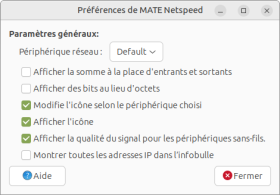 U-mate_réglage_netspeed
